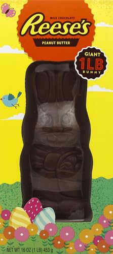 REESE’S PEANUT BUTTER FILLED GIANT CHOCOLATE BUNNY, 16 OUNCE