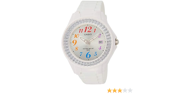 Amazon.com: Casio LX-500H-7B White Casio Ladies Fashion Watch : Casio:  Clothing, Shoes \u0026 Jewelry