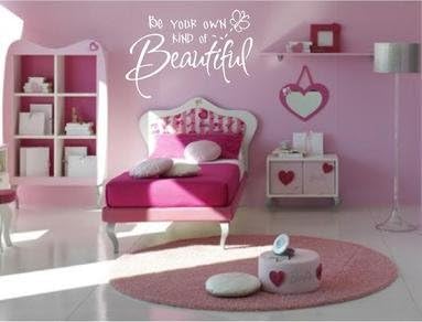 Global Graffix Be Your Own Kind of Beautiful Style 2 Wall Decal Sticker Home Decor 23" x 33"