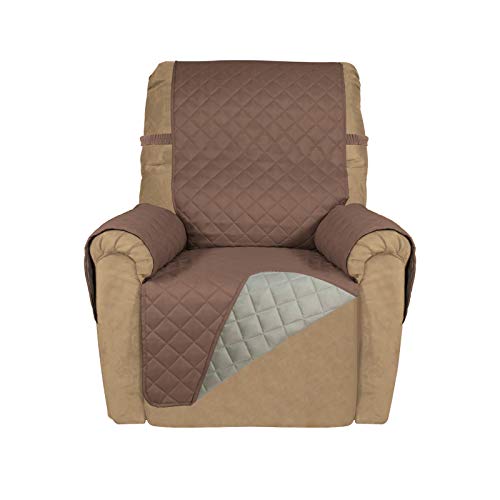 PureFit Reversible Quilted Recliner Sofa Cover, Water Resistant