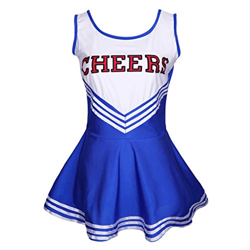 Colorful House Women's Musical Cheerleader Costume Uniform Fancy Dress