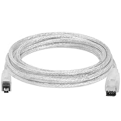 IEEE-1394 FireWire/iLink DV 6 Pin Male To 4 Pin