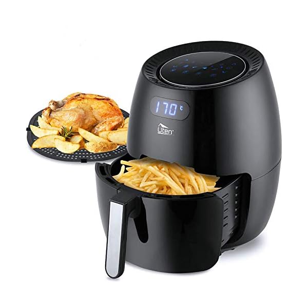 Air Fryer, Uten 6.5L Power Air Fryer with Digital Display, Rapid Air Circulation System Adjustable Temperature and 30…