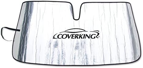 Coverking Custom Windshield Sunshade for Select Mazda 6 Models - Reflective Mylar Foam (Silver)