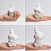 WATINC 16 Pcs DIY Easter Eggs Squishy Bunny Chicks Medium Soft White Squishy Cream Scented Slow Rising Stress Relief Kawaii Simulation Lovely Toys Key Chains Phone Straps Bonus Emoji Stickers