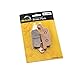Race Driven Front and Rear Sintered Metal Severe Duty Brake Pads for Yamaha Grizzly YFM550 550 YFM700 700