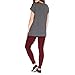 Posh by Anna Women's Fashion Leggings 6pk- 6 Colors - Full Length, Fleece Lined