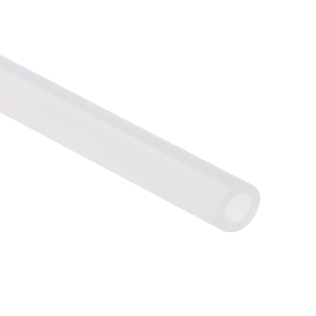 sourcing map Silicone Tubing, 5mm ID x 8mm OD 1.5m Rubber Tube Air Hose Water Pipe for Pump Transfer Translucent