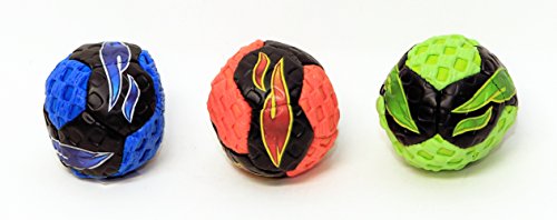 Fun Gripper - Fireball 3-Pk 2.5 Inch Juggle Ball Set W/Carry Case