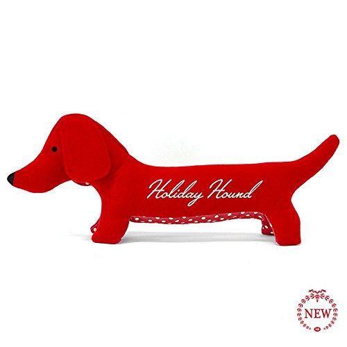 Harry Barker Wooly Holiday Hound Vintage Styled Plush Dog Toy