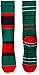 Stance Men's Unit 32 Holiday Stripe Arch Support Classic Crew Sock, Green, M