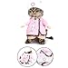 NACOCO Dog Cat Nurse Costume Pet Nurse Clothing Halloween Jeans Outfit Apparel (M)