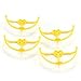 QWinOut Yellow Propeller Protect Guard Props Protector for 90GT Super Mini FPV Drone