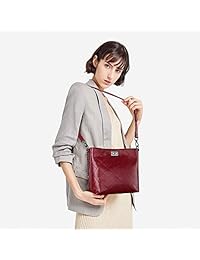 S-ZONE - Bolso bandolera de piel para mujer