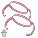 Feeding Bottle Handles for Comotomo Baby Bottle, Pack of 2 (Pink)