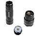 【】SecurityIng Mini LED UV Ultraviolet Blacklight Flashlight for Money Detector, Leak Detector, Cat-Dog-Pet Urine, Spot Scorpions(18650 Battery Not Included)