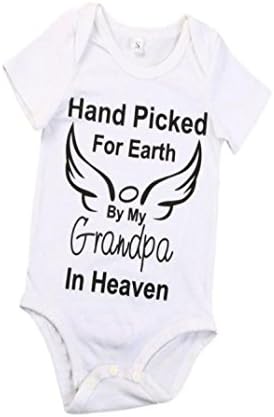 Newborn Baby GOT My Mind ON My Mommy Funny Bodysuits Rompers Outfits, Summer Short Sleeve