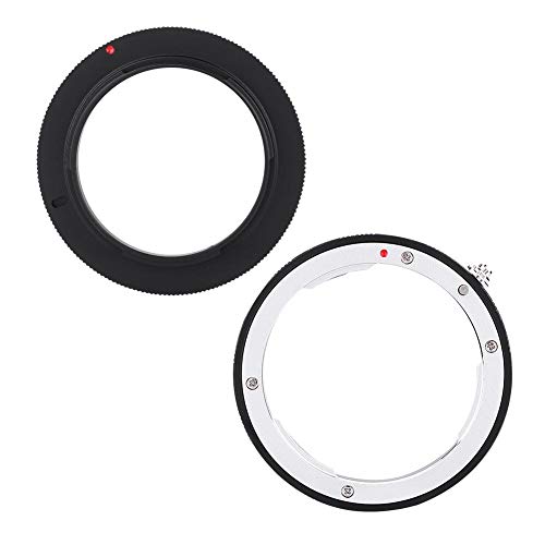 V BESTLIFE Macro Reverse Adapter Ring and Rear Lens Mount Protection Ring for Nikon F AI Canon EOS Mounts (AI-52mm) - Thumbnail 3