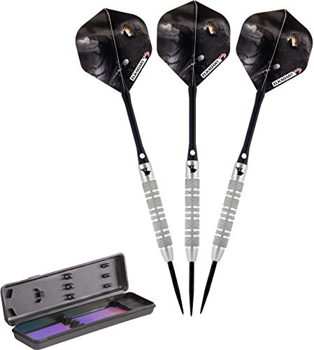 Elkadart Wizard 80% Tungsten Steel Tip Darts with Storage/Travel Case, 19 Grams