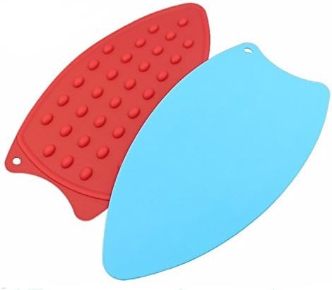 A2zonlineking Silicone Heat Resistant Non-slip Iron Rest Mat for Ironing Board Surface Safety (Set Of 2 )