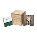 MEKU Women's Handcrafted Wood Wrist Watch Sandalwood Timepiece Elegant Wooden Wrist Watch Date Beige
