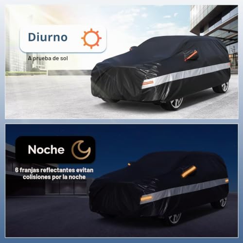 Holthly Outdoor SUV Car Cover for Kia Sportage (1994-2026), Car Cover 10 Layers of Protection, 100% Waterproof, Anti-Dust, Windproof, Rain Waterproof, UV Protection.
