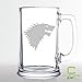 Game of Thrones - House Stark - Etched Beer Mug