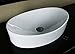 ELIMAX'S Bathroom Ceramic Vessel Sink 7756CL3 With Brushed Nickel Faucet & Drain