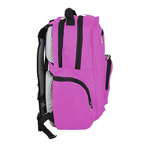 NBA San Antonio Spurs Voyager Laptop Backpack, 19-inches, Pink - Thumbnail 2