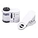 60x LED Cell Phone Clip On Microscope, Magnifier, Fits All Phones and Tablets, by Tonic Innovation