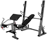 XMark International Olympic Weight Bench with Leg and Preacher Curl Attachment XM-4424.1