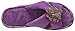 isotoner Signature Women's Microterry Payton Flower Slide Flat