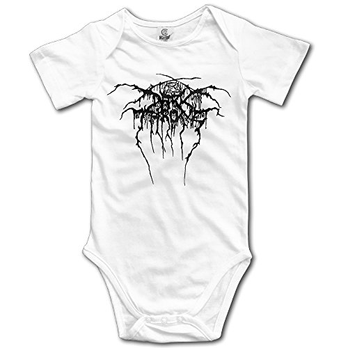 Darkthrone Arctic Thunder White Baby Onesie Short Sleeve