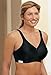 Glamorise Women's Full-Figure Sports Bra, Black, 44DD
