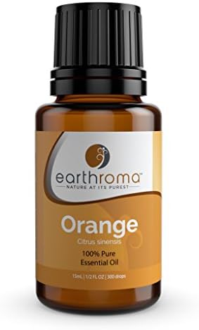 Earthroma Sweet Orange Essential Oil - 100% Pure, Undiluted, Therapeutic Grade (15ml)