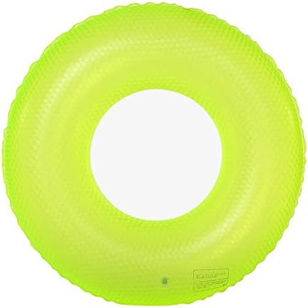 HONGSA Reinforcement Swim Ring Adult Thicker Men Women Inflatable Life Buoy Increase Armpit Circle (60#, yellow)