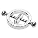 FST Stainless Steel Nipple Clamps Round Adjustable Nipple Clamp Set Body Restraints Female SM Sex Toy