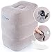 Travel Pillows for Airplanes - Inflatable Foot Rest Pillow with Airplane Travel Accessories, Travel Bag and Dust Cover, Eye Mask and Earplug