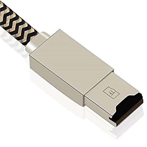 iDragon Memory Card Reader 2 in 1 Apple lightning cable Adapter and Data Sinc USB Charging Cable with external storage Micro SD Connector For iPhone 6/6 Plus/5/5s iPad iPod(Memory Card not included) - Thumbnail 2