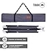 Tough Outdoors Evergreen Camping Cot XL - Cots for Sleeping - Foldable Camping Beds for Adults - XL 2 Person Portable Folding Bed - 300 lbs (136 kg) Capacity - 83” x 32” (211 x 81 cm) - Dark Gray