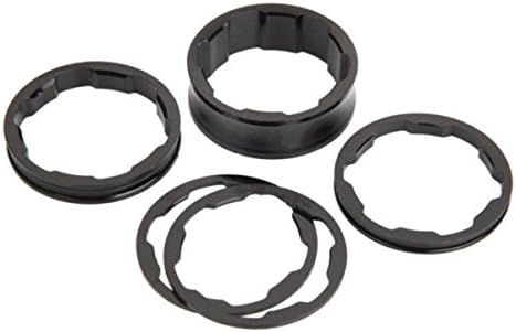 Box Two Stem Spacer 1" 10,5,3,1(2pcs) mm Black, BX-SS17001KT-BK