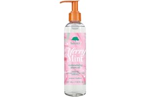 Tree Hut Merry Mint Moisturizing Shave Oil, Hydrating Gel-to-Oil Formula for a Smooth Shave, Made with Shea Butter, Holiday Gift & Stocking Stuffer, 7.7 fl oz