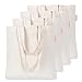 Dimayar Pack of 4 Shopping Bag Crafting Decorating Bag White
