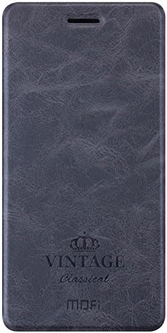 OnePlus 3 Case, Oneplus 3T Case, Asmart Premium Pu Leather Flip Cover with TPU Back Phone Case for OnePlus Three, Built-in Iron Sheet, Multi-angle Stand (Dark Gray)