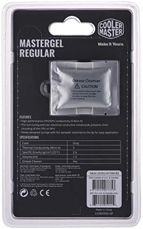 Cooler Master New MasterGel Regular, High Performance Heatsink Thermal Paste - Image 5