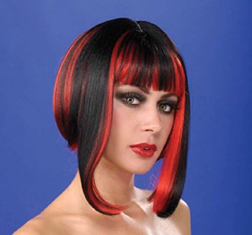 Sexy Punk Rocker Red/black Wig