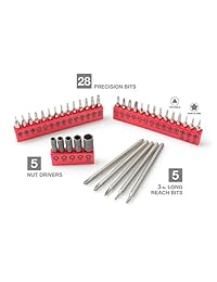 TEKTON 28301 Everybit Tech Rescue (TM) Kit para electrónica, teléfonos y dispositivos de precisión, 46 piezas