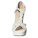 TOP Moda Hy-5 Open Toe Crochet High Heel Sandals