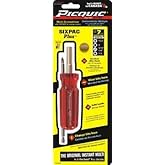 PICQUIC SIXPAC Plus 7 pc. Multi-Bit Screwdriver 6 in.12