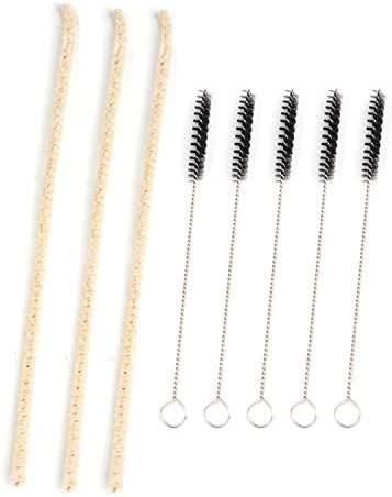 COLAKA [3+5] Pax 2 3 accessories，Pipe Cleaners Hard Bristle and black Brush for Cleaning